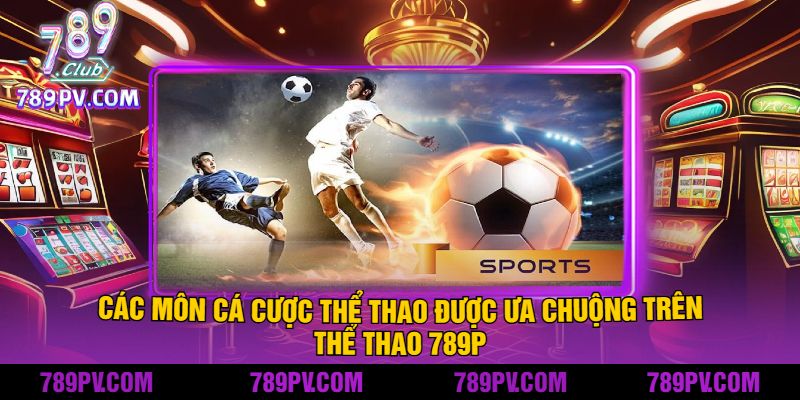 Các Môn Cá Cược Thể Thao Được Ưa Chuộng Trên Thể Thao 789P