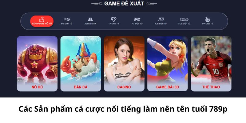 Các Sản phẩm cá cược nổi bật được yêu thích nhất tại nhà cái